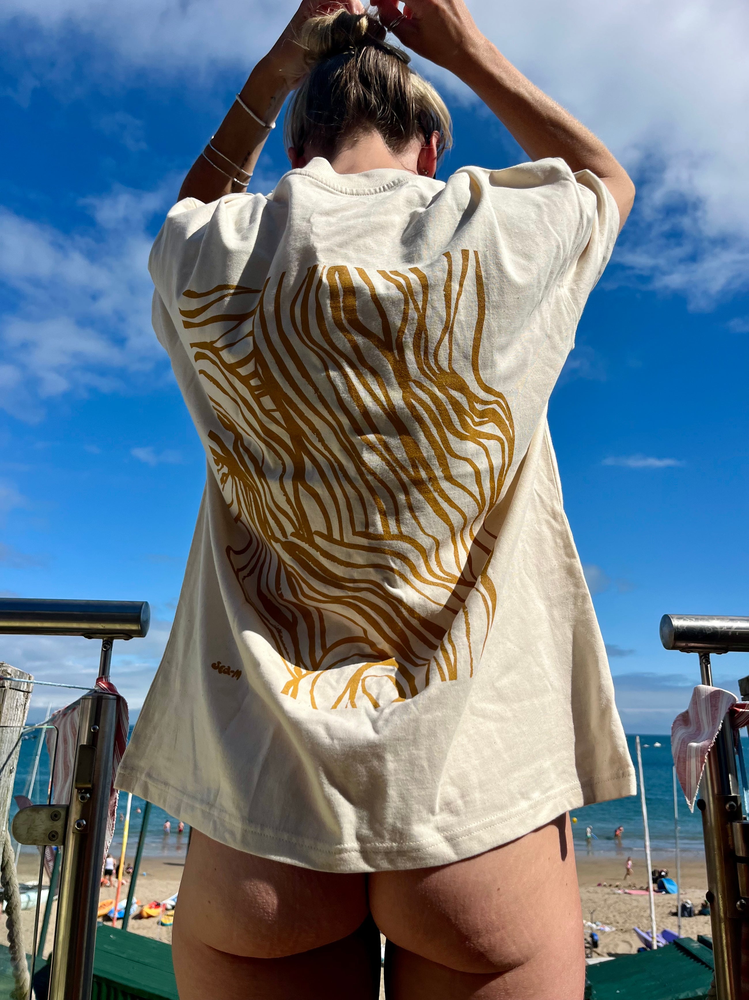 Oversized T-Shirt - Natural Raw