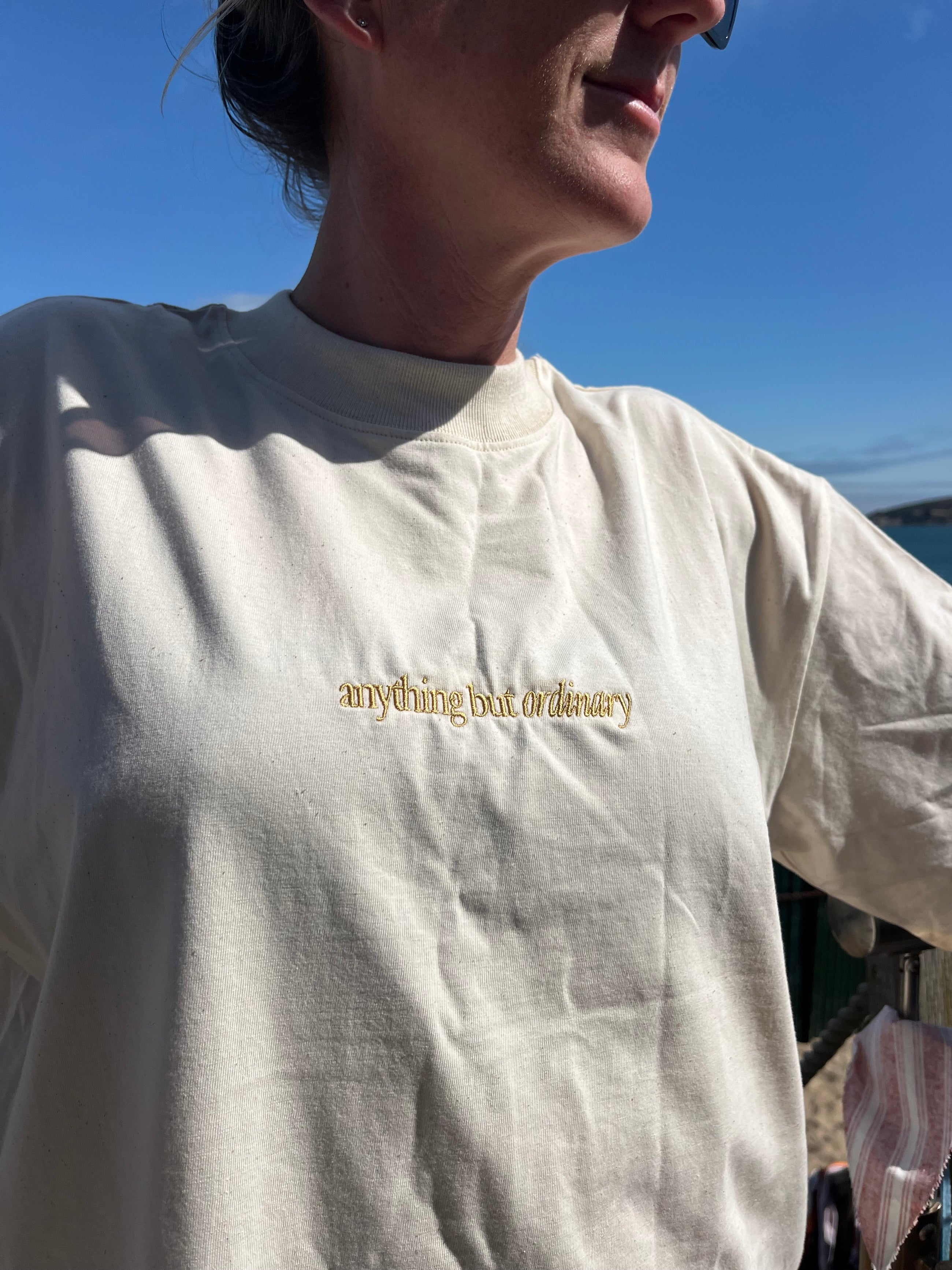 Oversized T-Shirt - Natural Raw