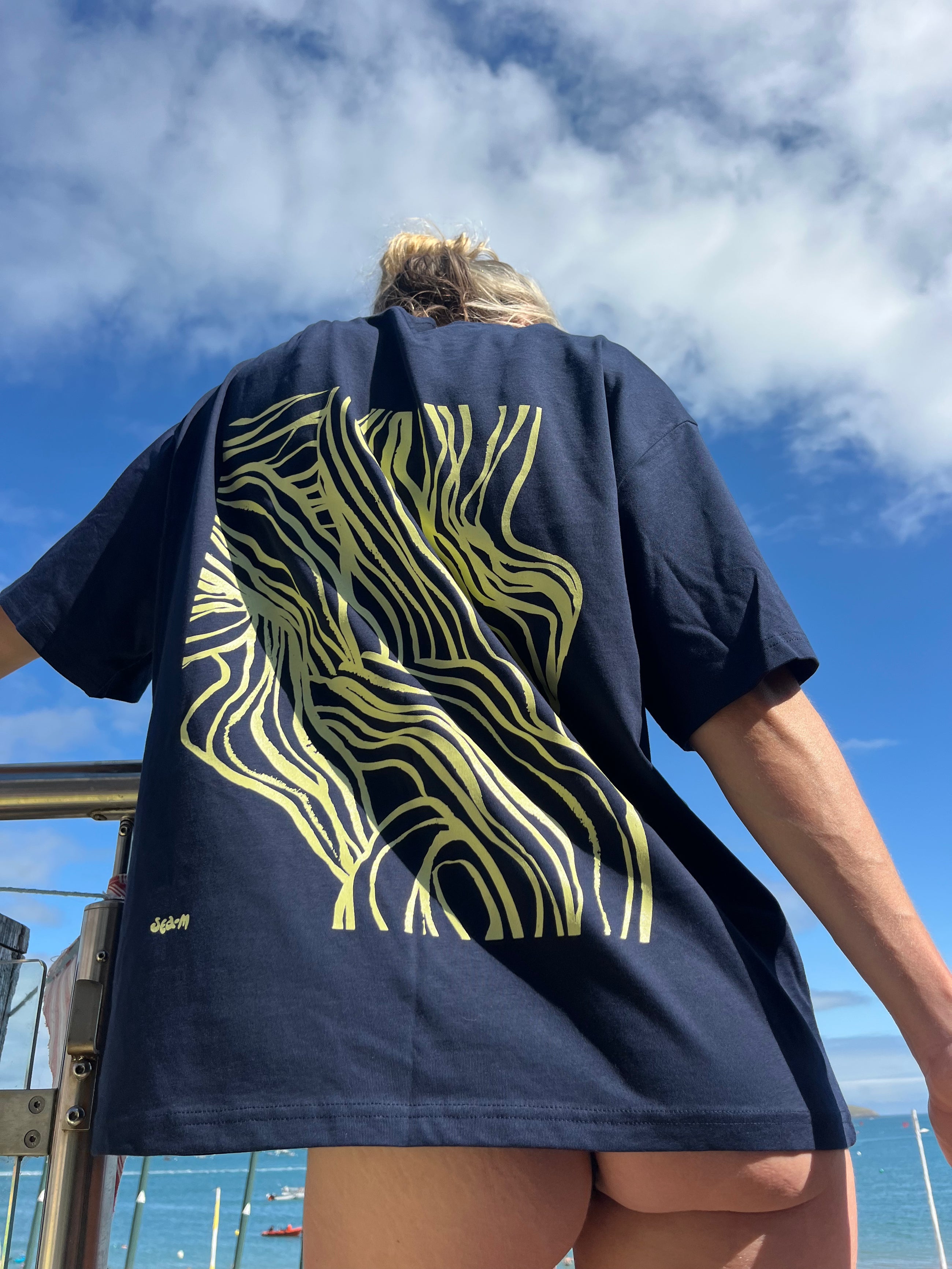 Oversized T-Shirt - French Navy