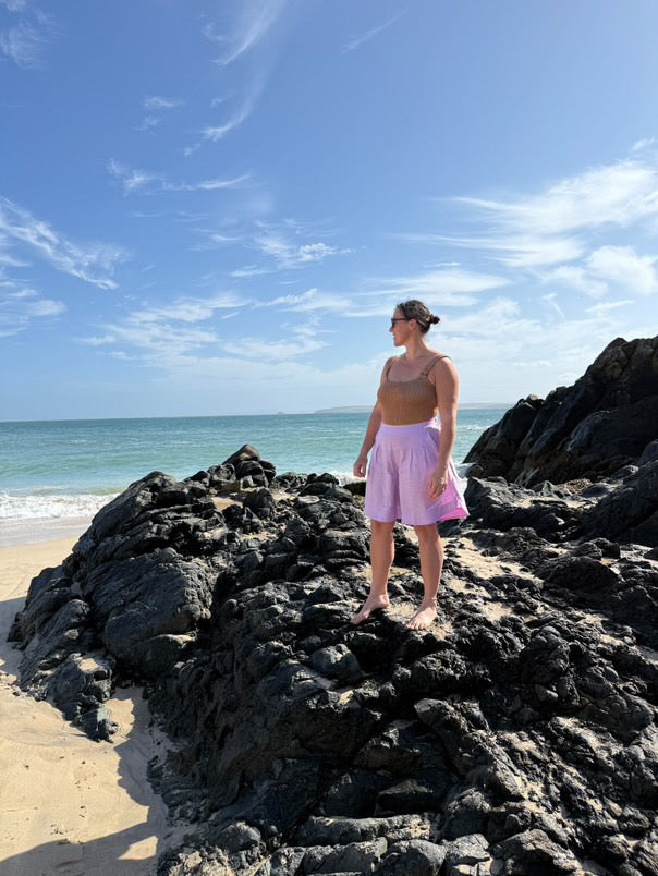 Bermuda Shorts - Pale Lilac