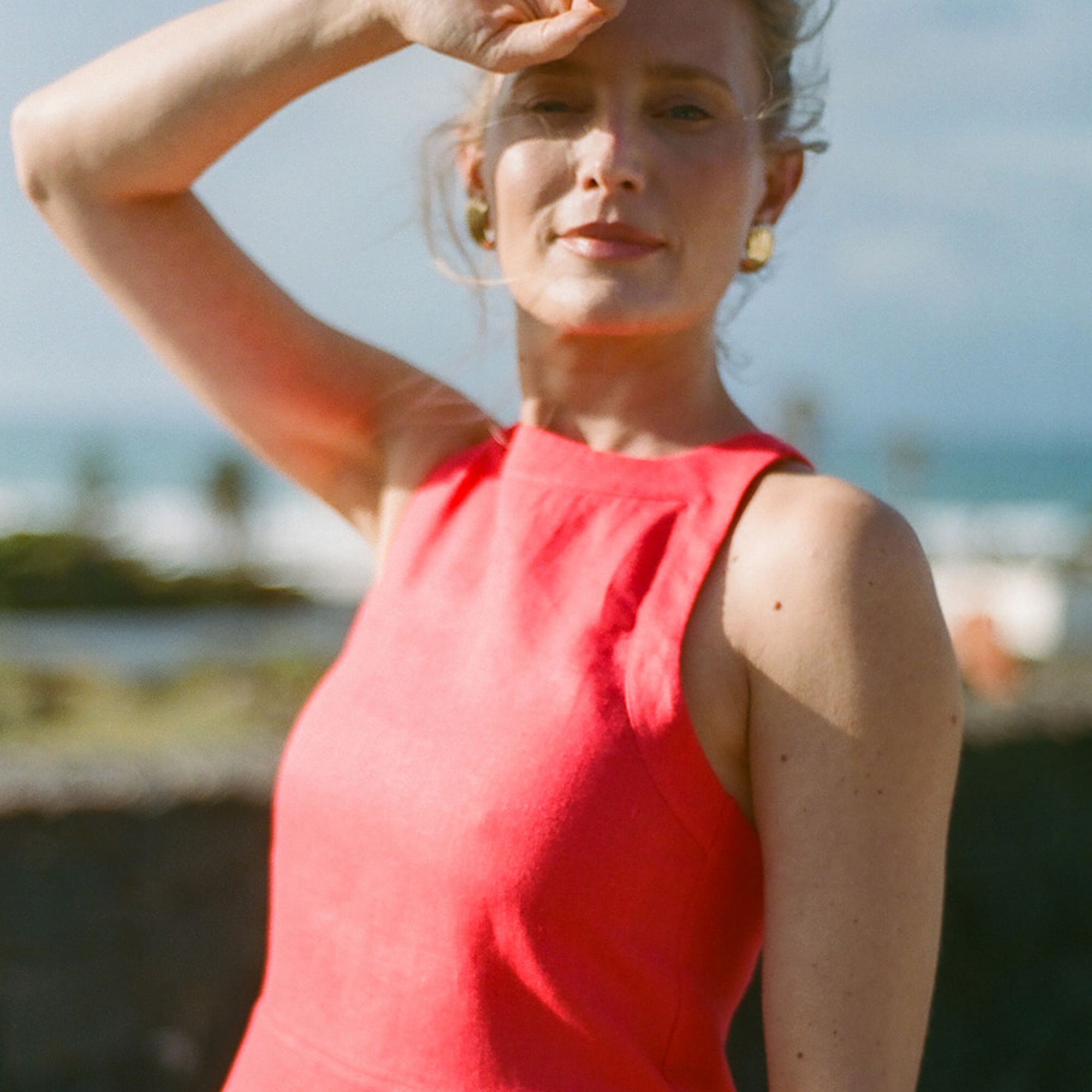 The Bay Tank - Tomato Red