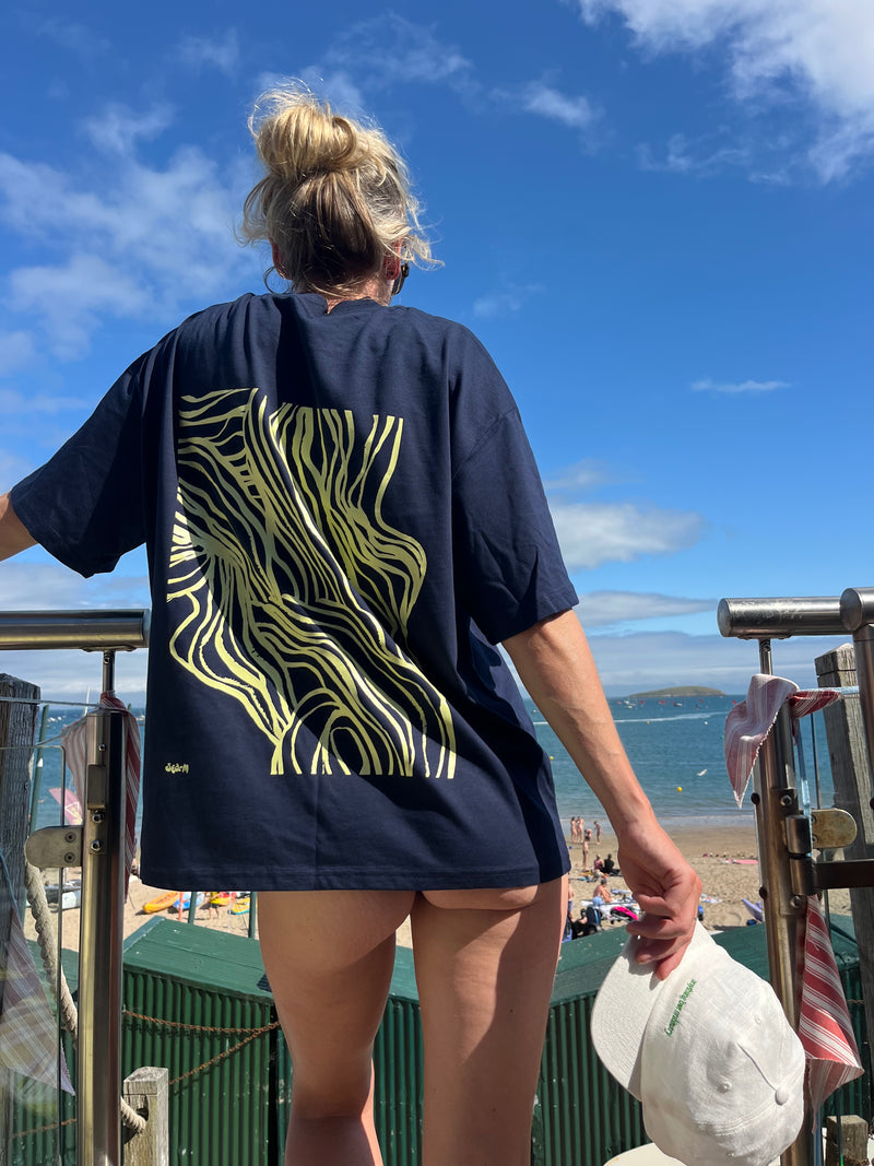 Oversized T-Shirt - French Navy
