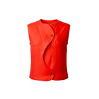 The Chapel Waistcoat - Tomato Red