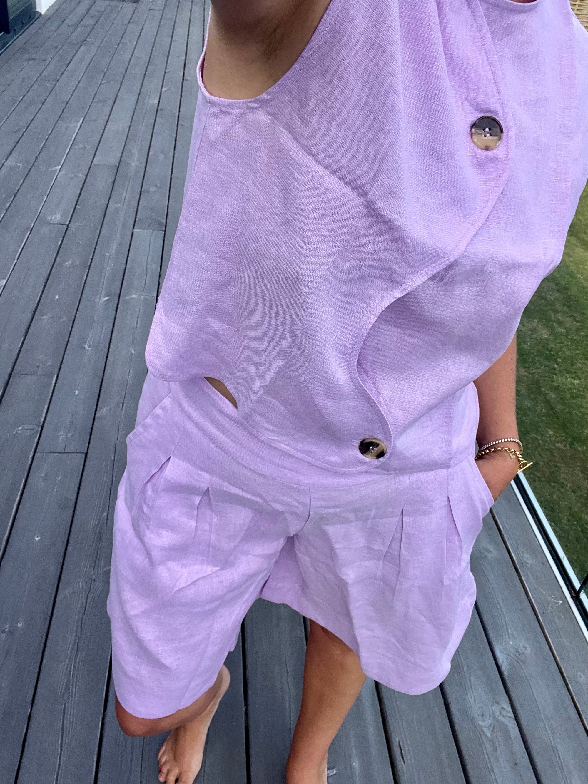 Bermuda Shorts - Pale Lilac