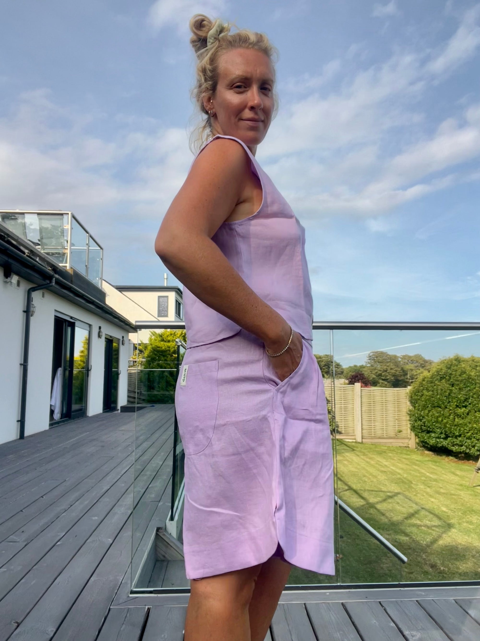 Bermuda Shorts - Pale Lilac