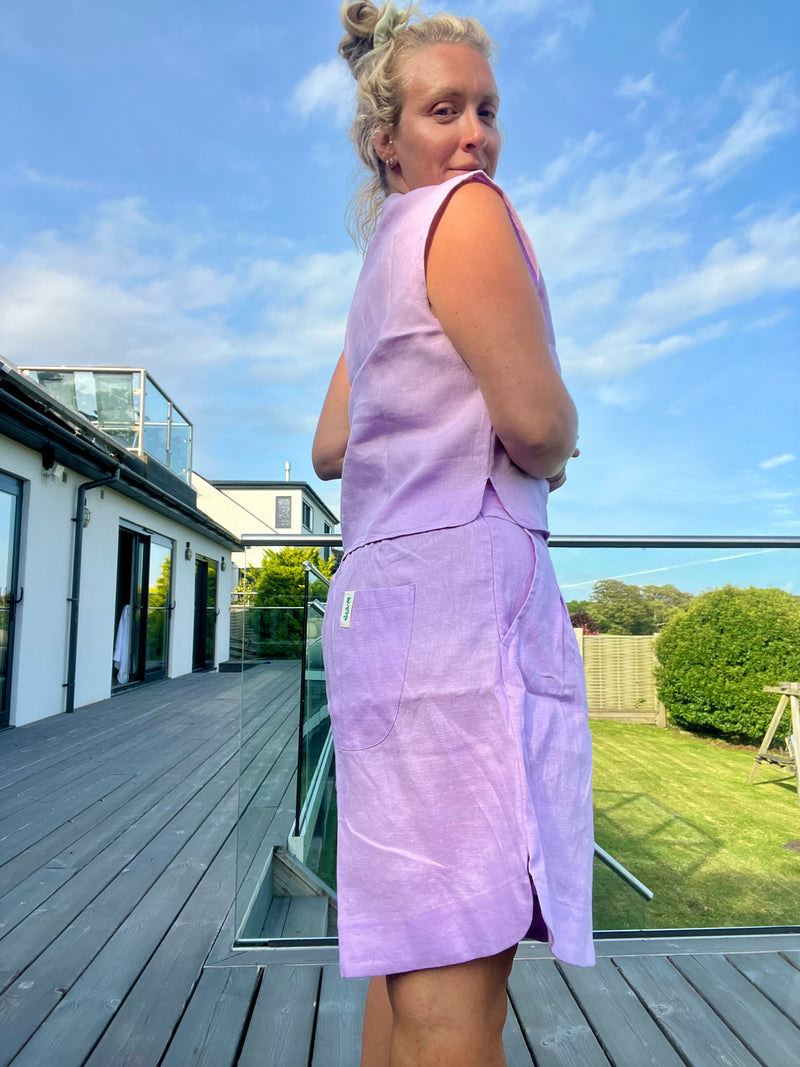 Bermuda Shorts - Pale Lilac