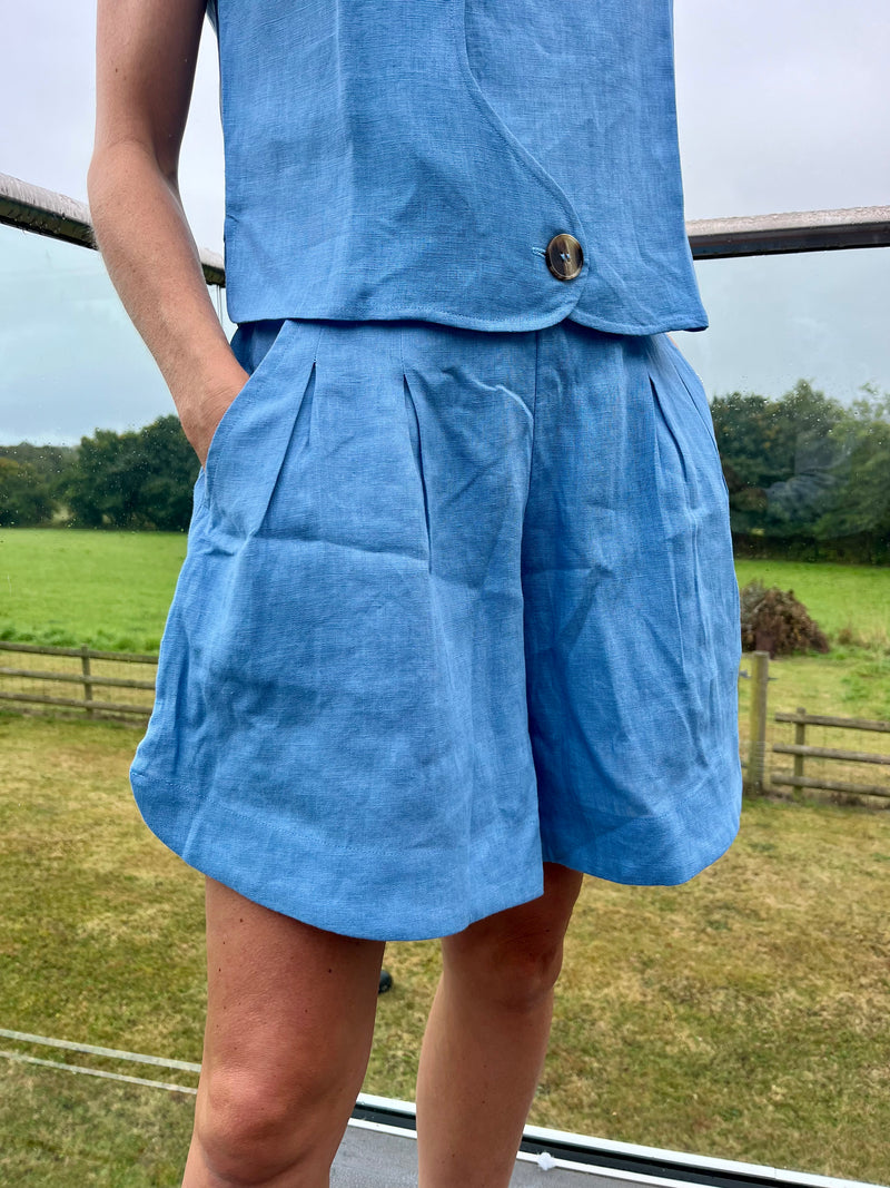 Bermuda Shorts - Cornflower Blue