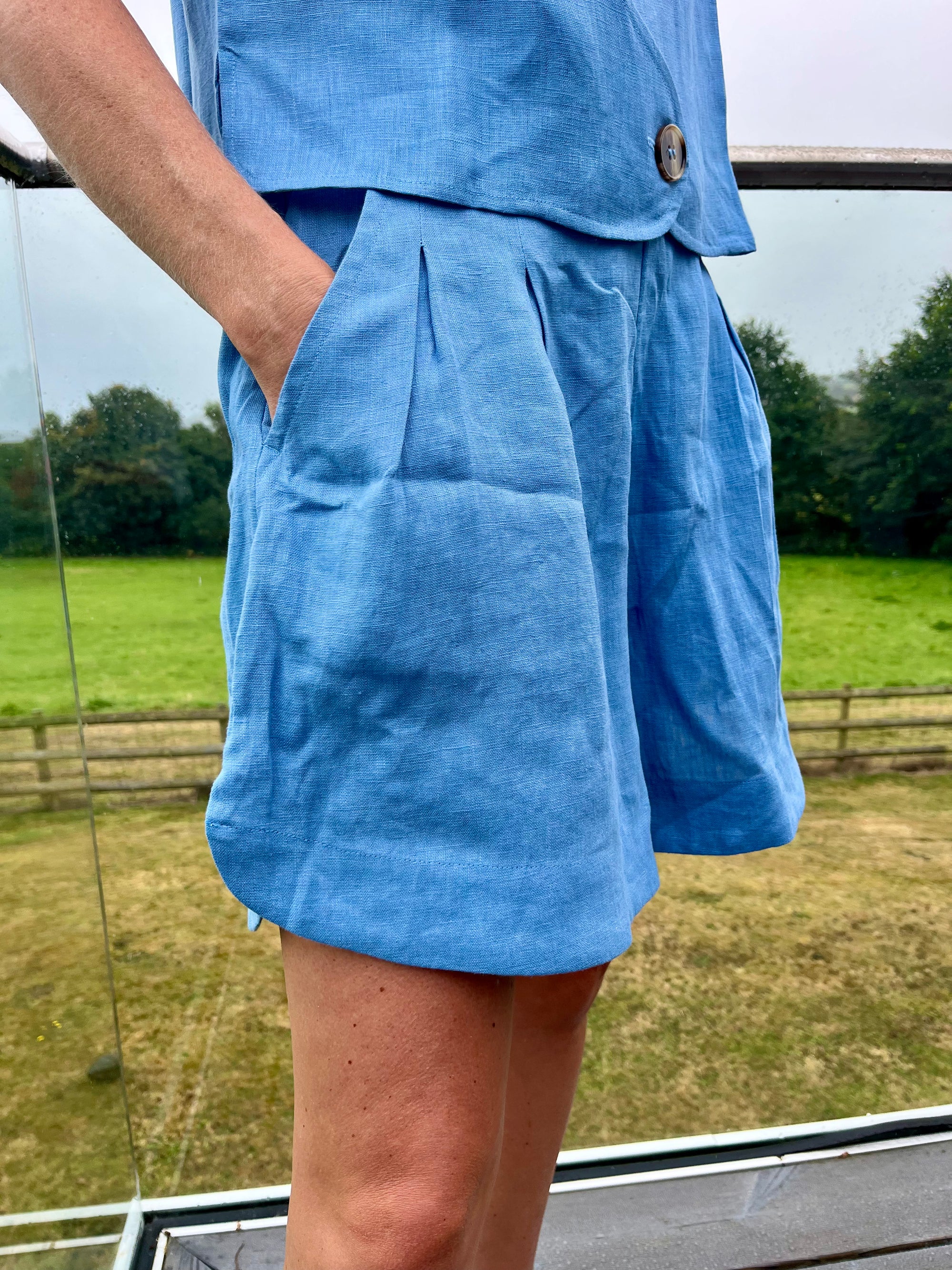 Bermuda Shorts - Cornflower Blue