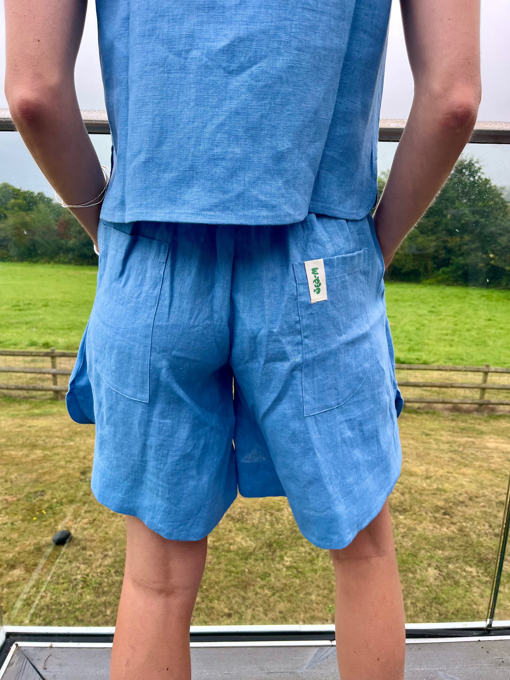 Bermuda Shorts - Cornflower Blue