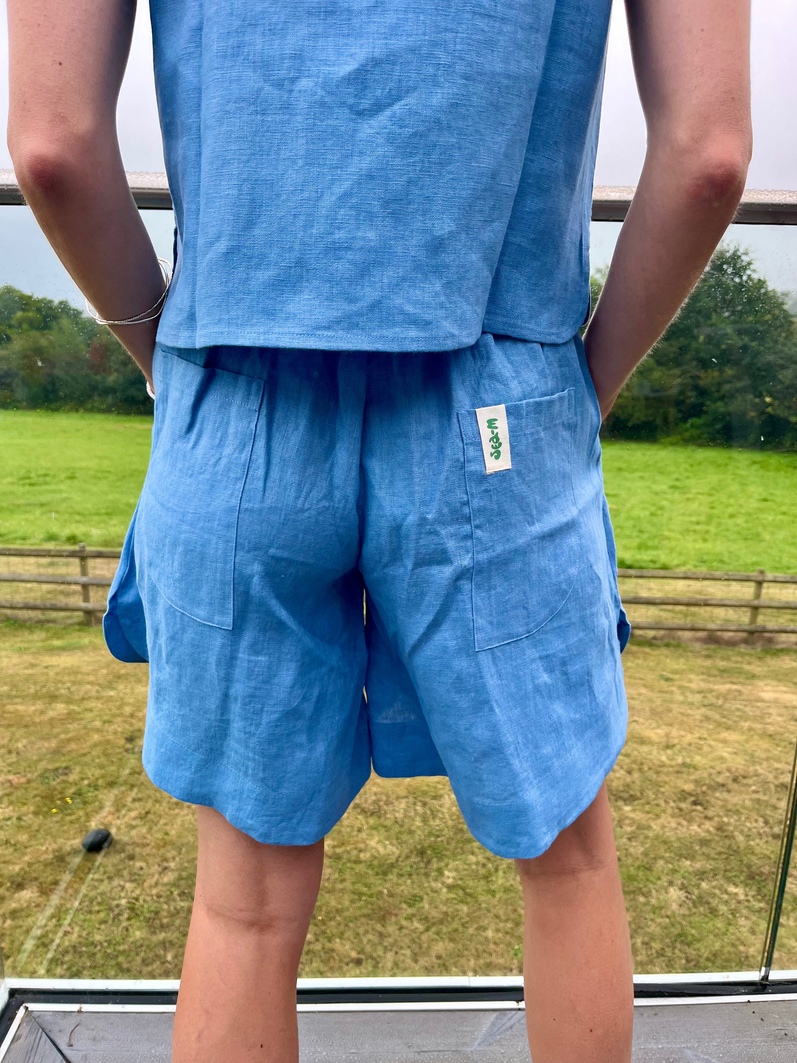 Bermuda Shorts - Cornflower Blue