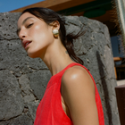 The Mini Aber Dress - Tomato Red