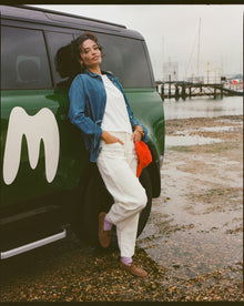 The Cilan Trouser | High-Waisted Barrel-Leg Linen Trousers | Sailcloth