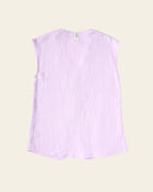 Longline Waistcoat - Pale Lilac