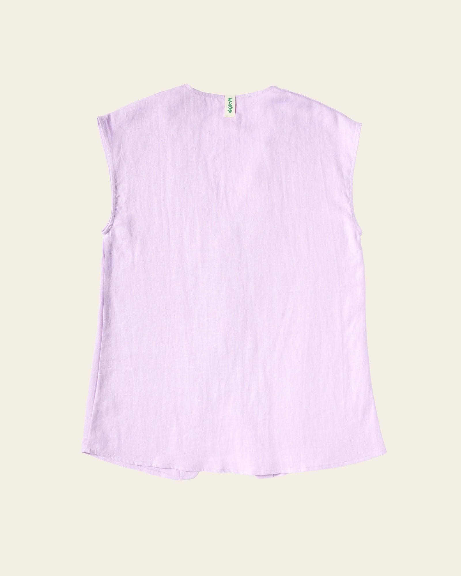 Longline Waistcoat - Pale Lilac