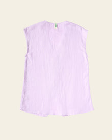 Longline Waistcoat - Pale Lilac