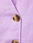 Longline Waistcoat - Pale Lilac