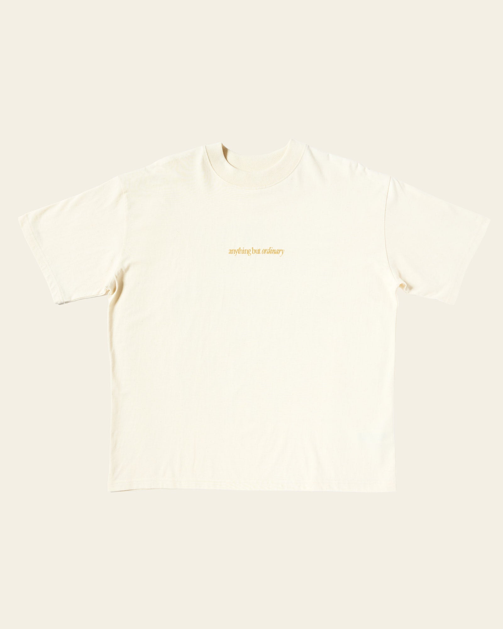 Oversized T-Shirt - Natural Raw