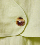 Wave Line Waistcoat - Matcha Green