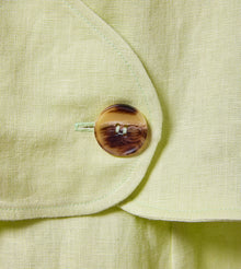 Wave Line Waistcoat - Matcha Green