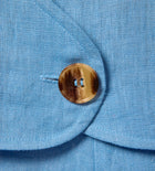 Wave Line Waistcoat - Cornflower Blue