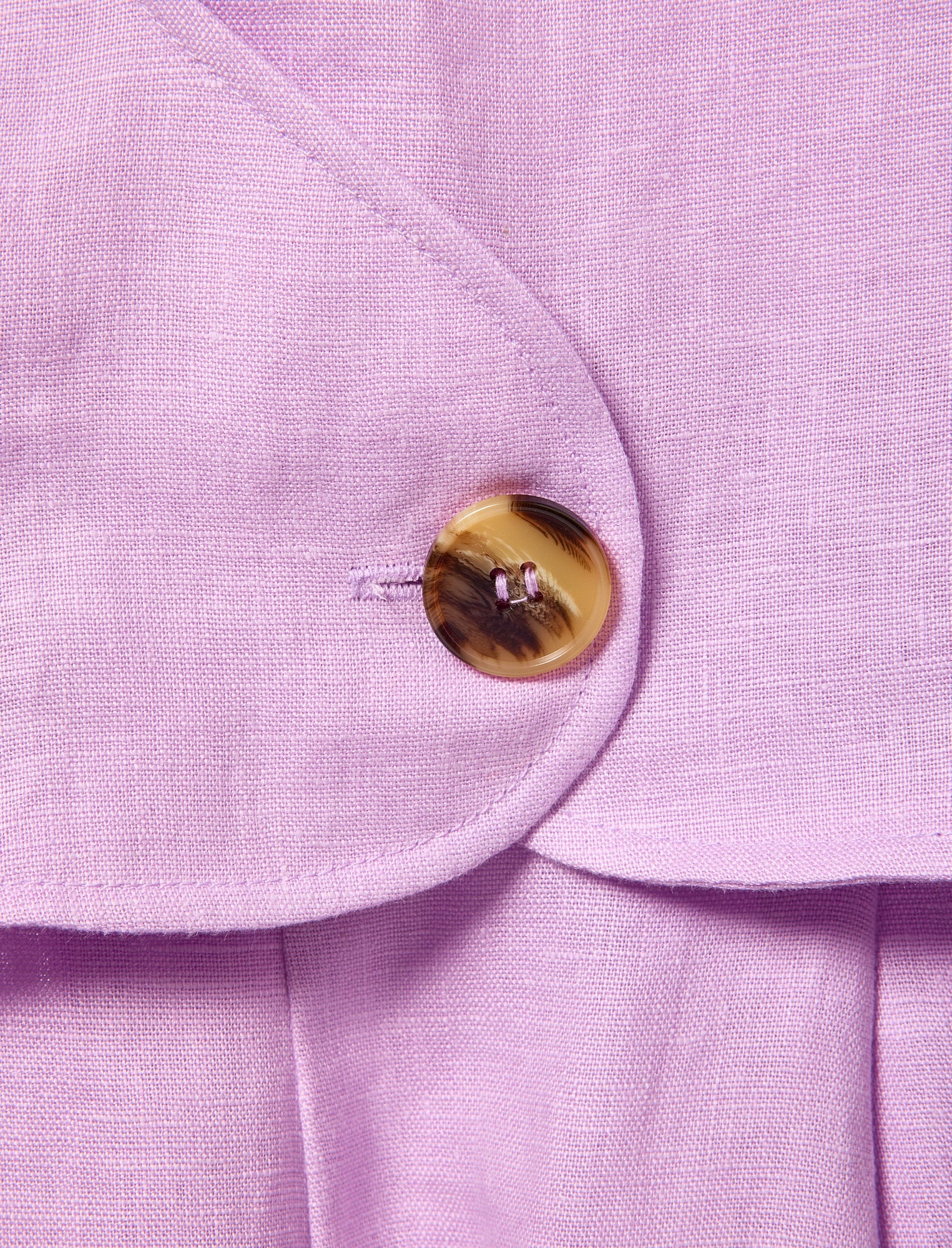 Wave Line Waistcoat - Pale Lilac